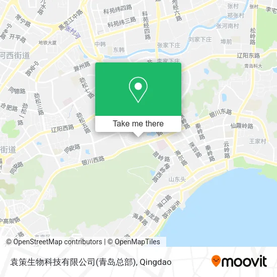 袁策生物科技有限公司(青岛总部) map