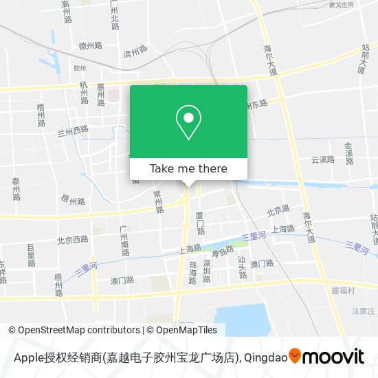Apple授权经销商(嘉越电子胶州宝龙广场店) map