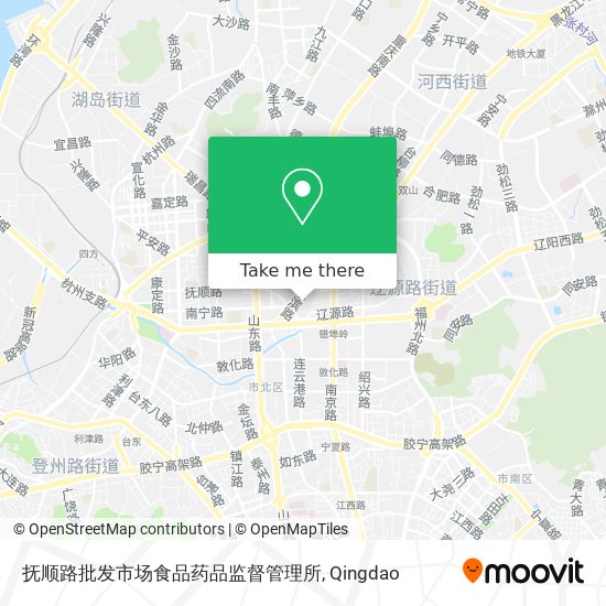 抚顺路批发市场食品药品监督管理所 map