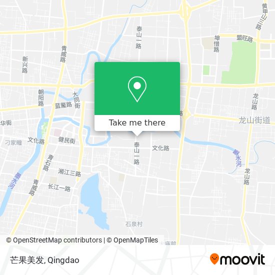 芒果美发 map