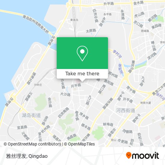 雅丝理发 map