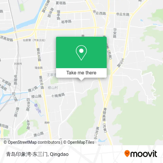 青岛印象湾-东三门 map