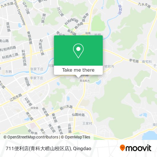 711便利店(青科大崂山校区店) map