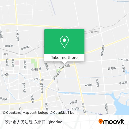 胶州市人民法院-东南门 map