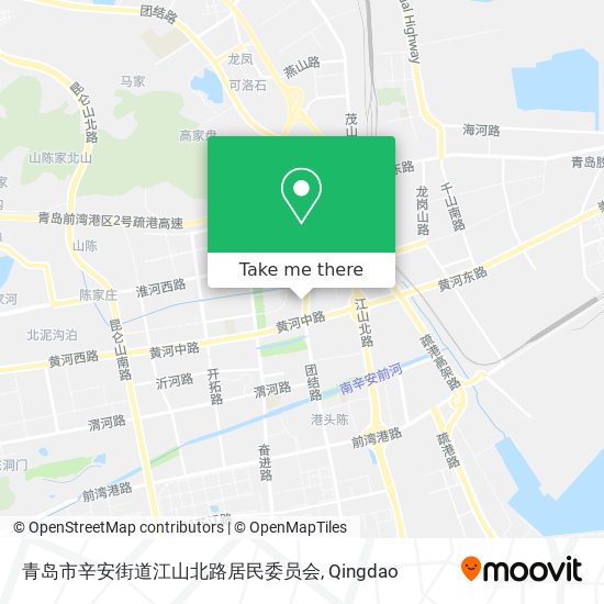 青岛市辛安街道江山北路居民委员会 map