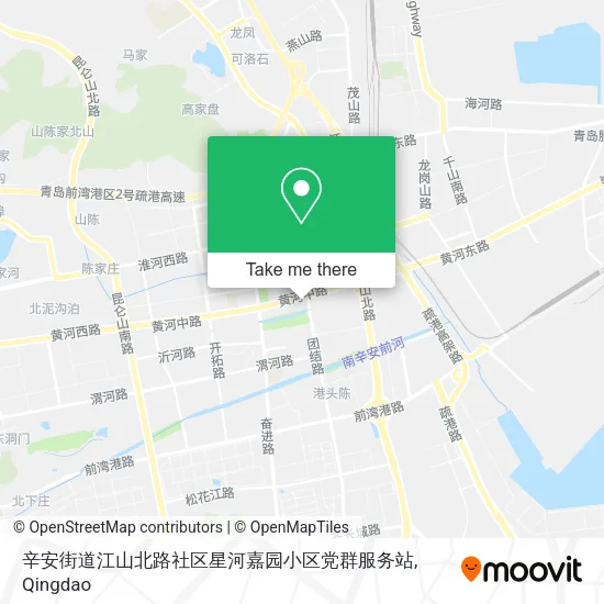 辛安街道江山北路社区星河嘉园小区党群服务站 map
