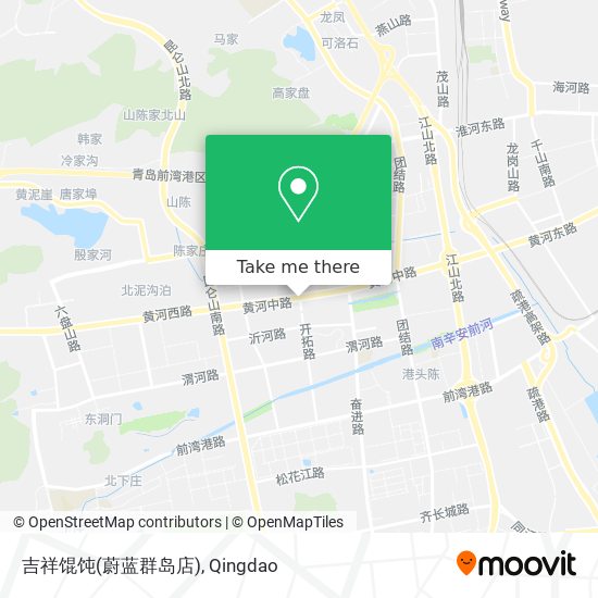 吉祥馄饨(蔚蓝群岛店) map