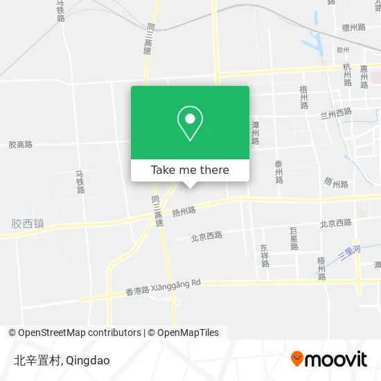 北辛置村 map