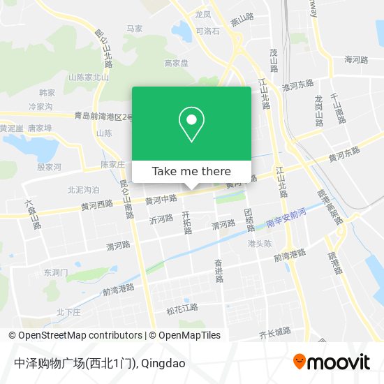 中泽购物广场(西北1门) map