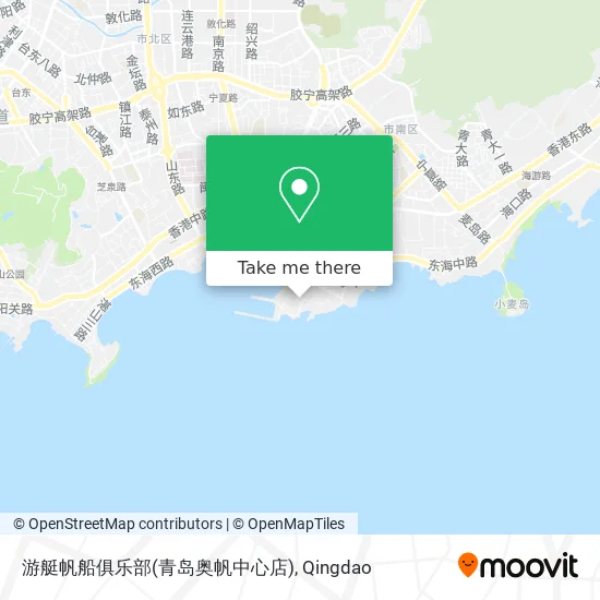 游艇帆船俱乐部(青岛奥帆中心店) map