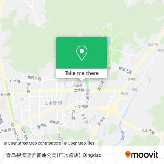 青岛碧海蓝舍普通公寓(广水路店) map