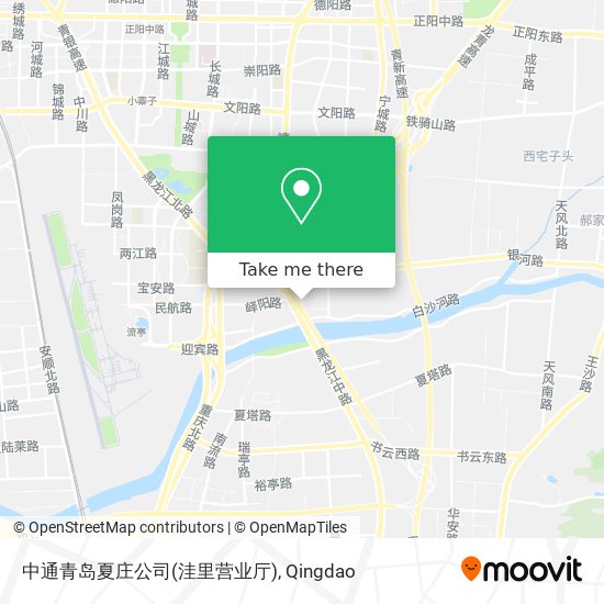 中通青岛夏庄公司(洼里营业厅) map