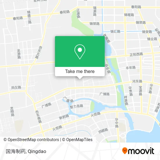 国海制药 map