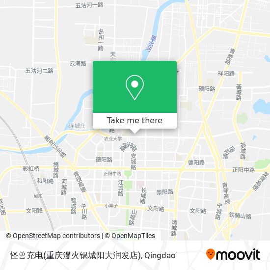 怪兽充电(重庆漫火锅城阳大润发店) map