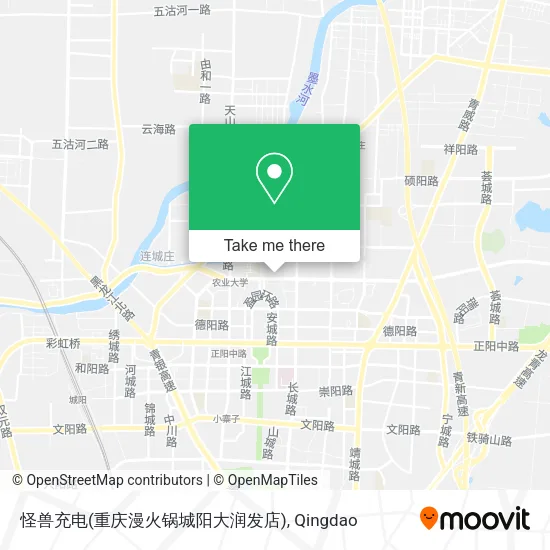 怪兽充电(重庆漫火锅城阳大润发店) map