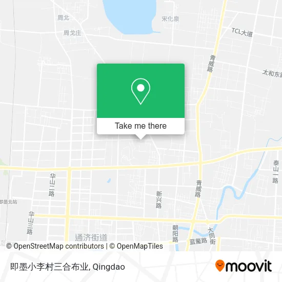 即墨小李村三合布业 map
