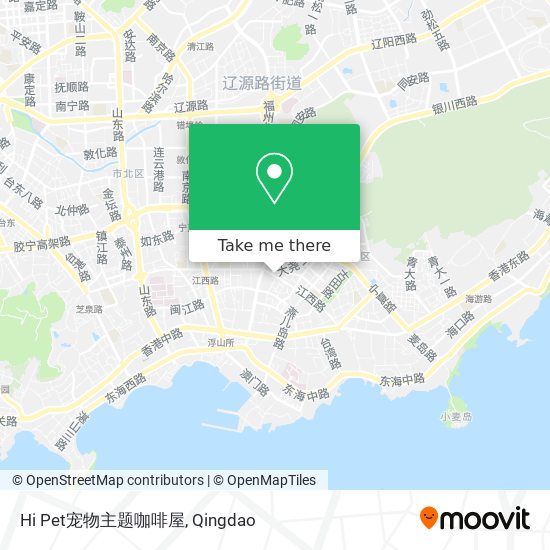 Hi Pet宠物主题咖啡屋 map