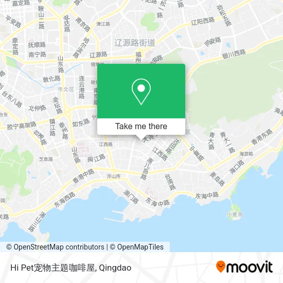 Hi Pet宠物主题咖啡屋 map