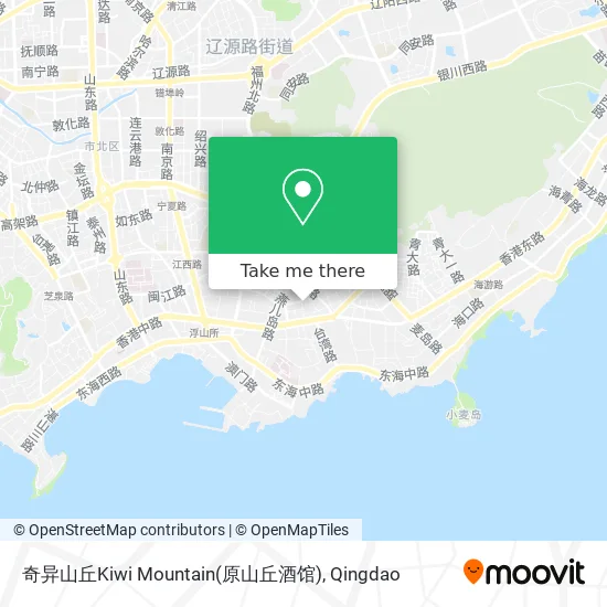 奇异山丘Kiwi Mountain(原山丘酒馆) map