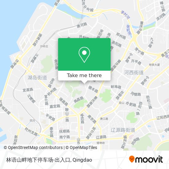 林语山畔地下停车场-出入口 map