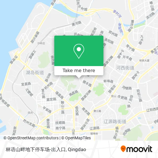 林语山畔地下停车场-出入口 map