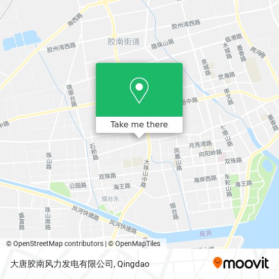 大唐胶南风力发电有限公司 map