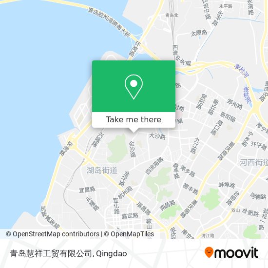 青岛慧祥工贸有限公司 map