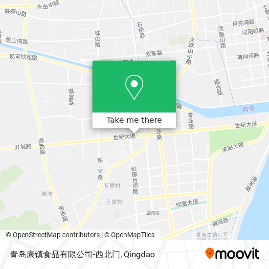 青岛康镇食品有限公司-西北门 map
