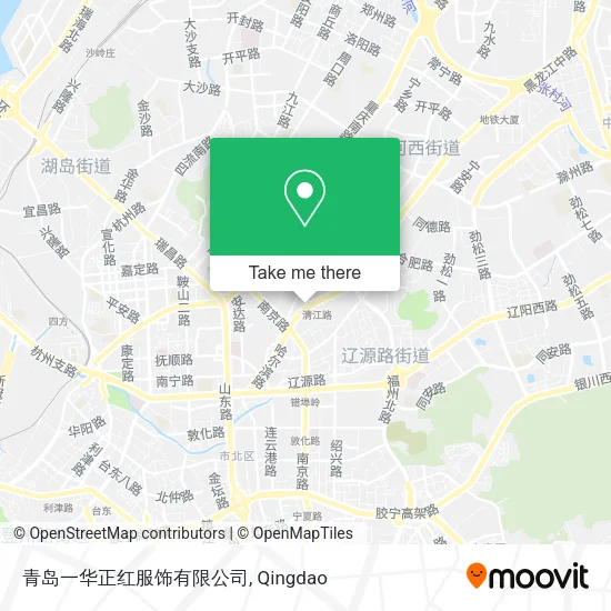 青岛一华正红服饰有限公司 map