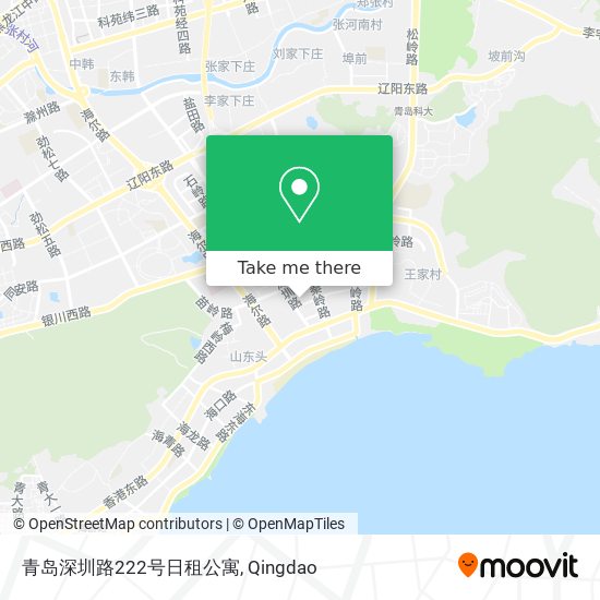 青岛深圳路222号日租公寓 map