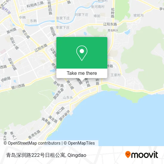 青岛深圳路222号日租公寓 map
