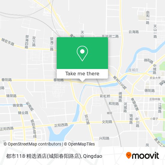 都市118·精选酒店(城阳春阳路店) map