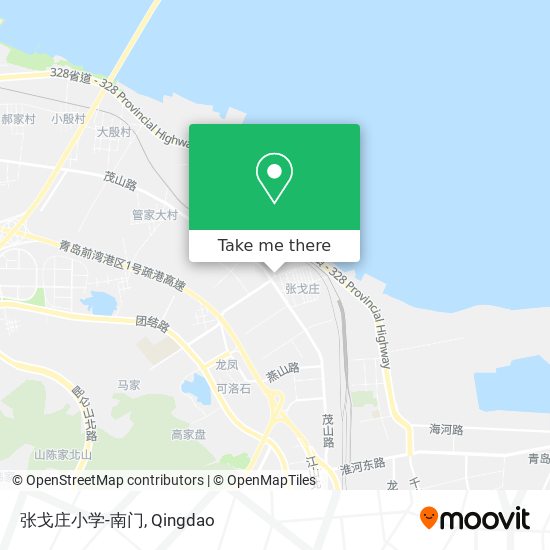 张戈庄小学-南门 map