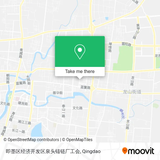 即墨区经济开发区泉头锚链厂工会 map