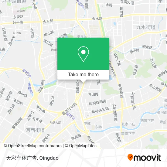 天彩车体广告 map