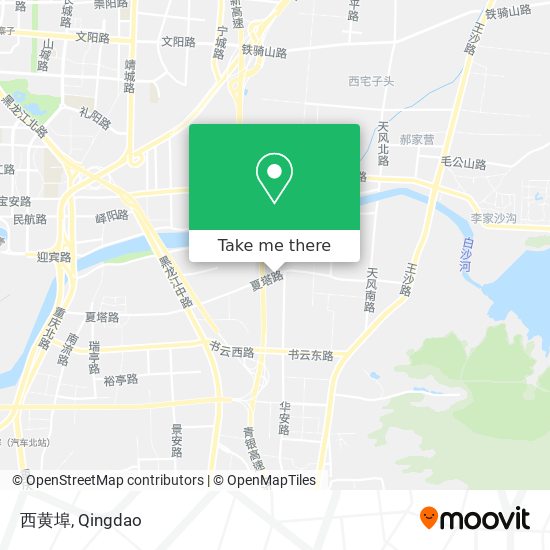 西黄埠 map