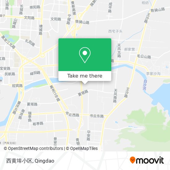 西黄埠小区 map