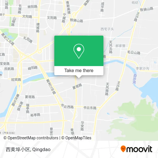 西黄埠小区 map