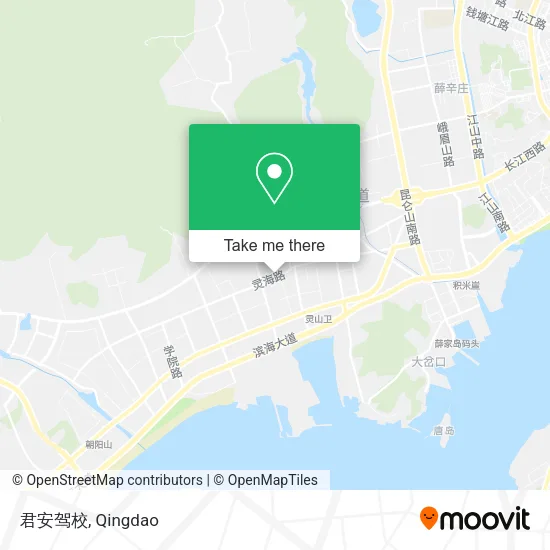 君安驾校 map