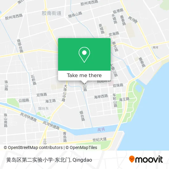 黄岛区第二实验小学-东北门 map