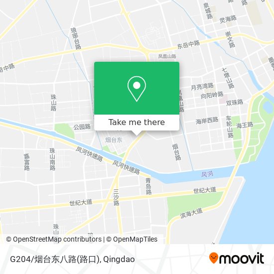 G204/烟台东八路(路口) map