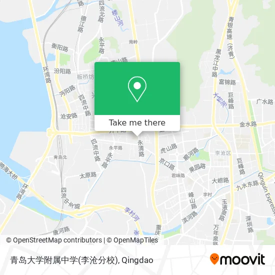 青岛大学附属中学(李沧分校) map