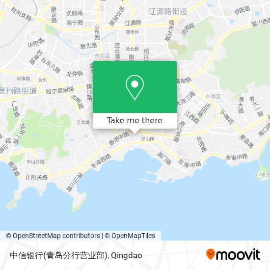 中信银行(青岛分行营业部) map