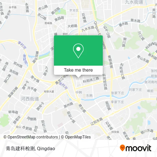 青岛建科检测 map