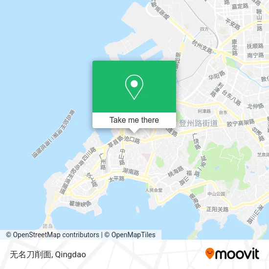 无名刀削面 map