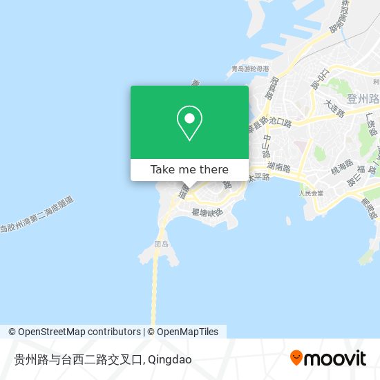 贵州路与台西二路交叉口 map