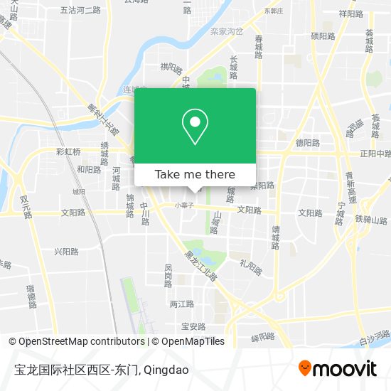 宝龙国际社区西区-东门 map