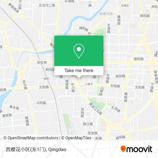 西樱花小区(东1门) map