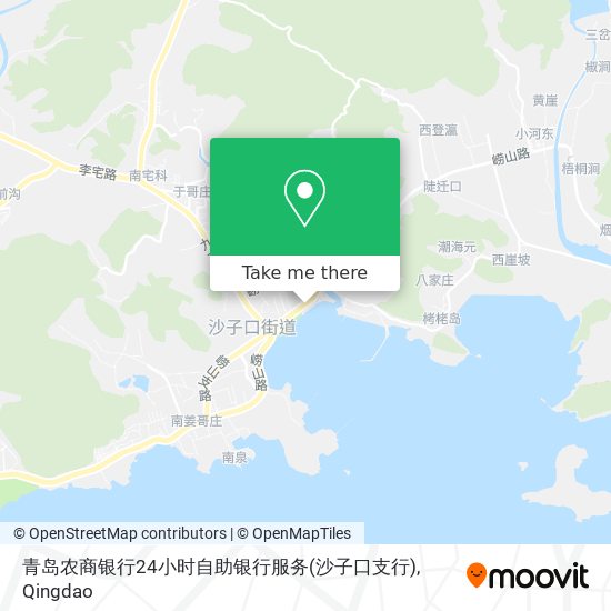 青岛农商银行24小时自助银行服务(沙子口支行) map