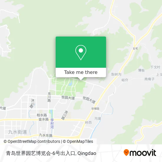 青岛世界园艺博览会-6号出入口 map